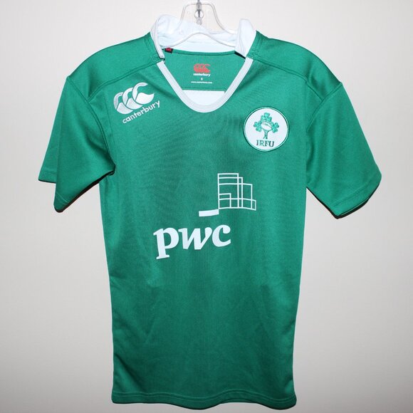 unworn Canterbury Ireland U-20 2016 home shirt rugby union men's jersey PWC IRFU - Picture 14 of 14